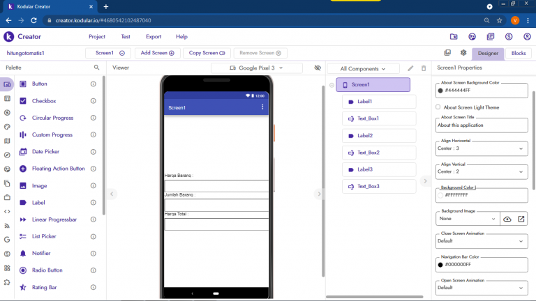 cara hitung otomatis di textbox kodular #5