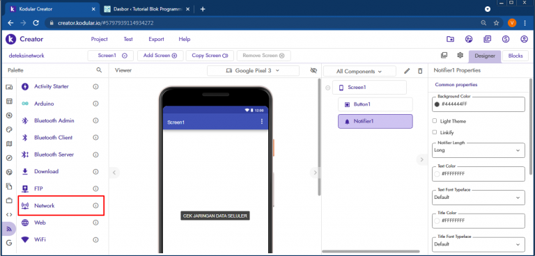 deteksi jaringan internet kodular #5