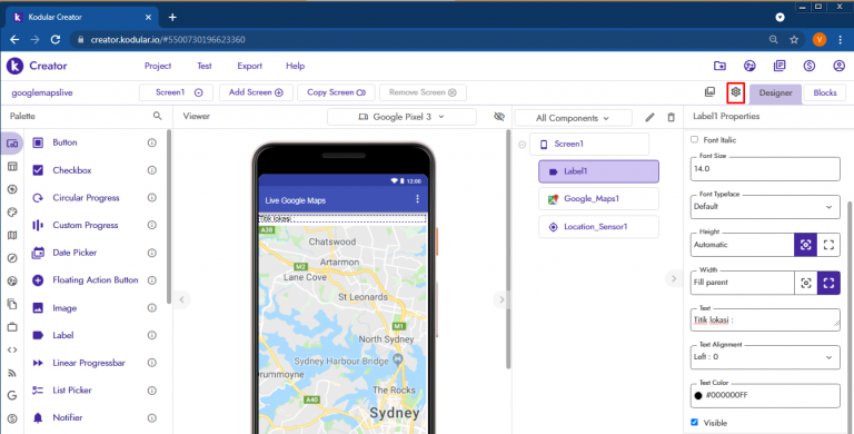 pakai Google Maps API key kodular #1