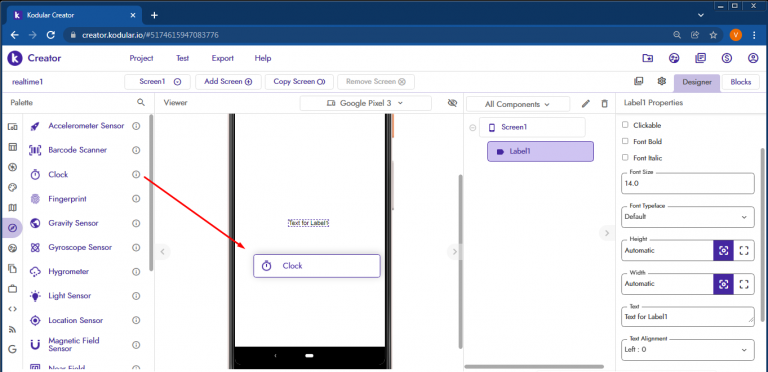 tampilkan waktu berjalan kodular #5