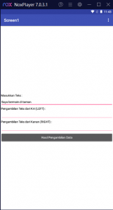 mengambil potongan teks di kodular #result1