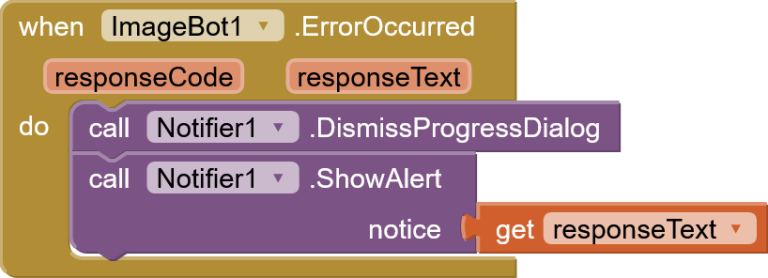 menggunakan imagebot di app inventor 2 #block1
